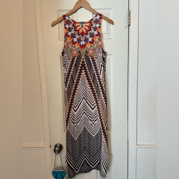 Anthropologie HD In Paris Solstice Silk Dress - Picture 4 of 5